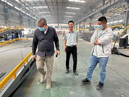 Danish customers visit the factory to explore new opportunities for cooperation