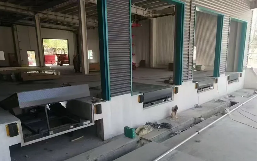 The installation and commissioning of four fixed loading ramps customized in Jining have been completed