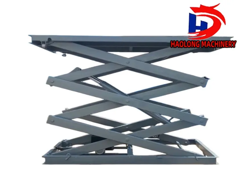 Fixed scissor lift platform