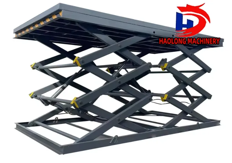 Fixed scissor lift platform