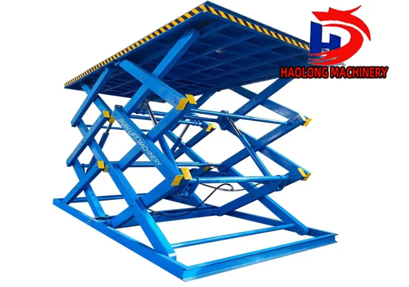 Fixed scissor lift platform