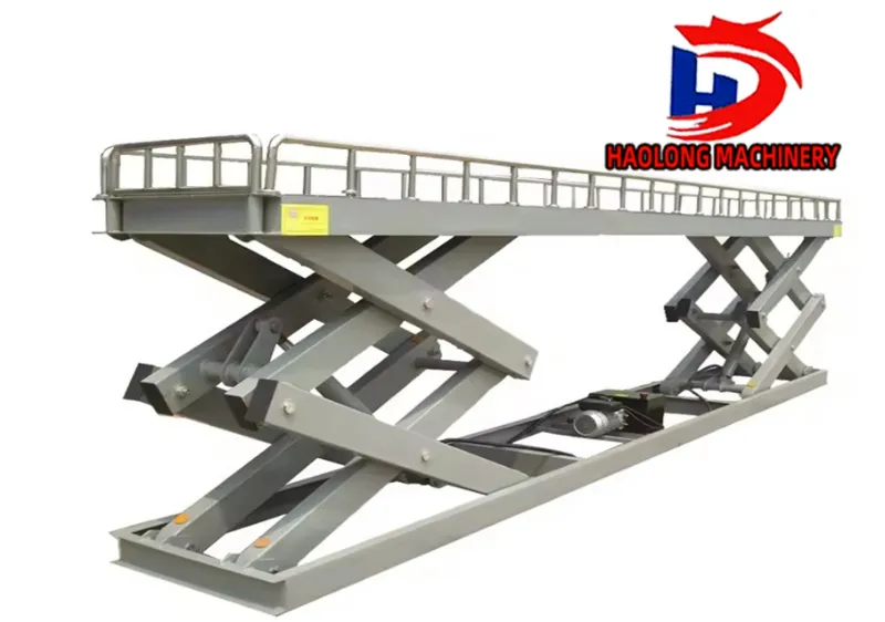 Fixed scissor lift platform