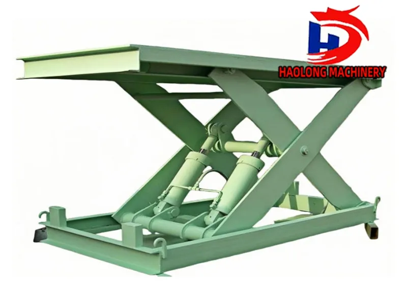 Fixed scissor lift platform