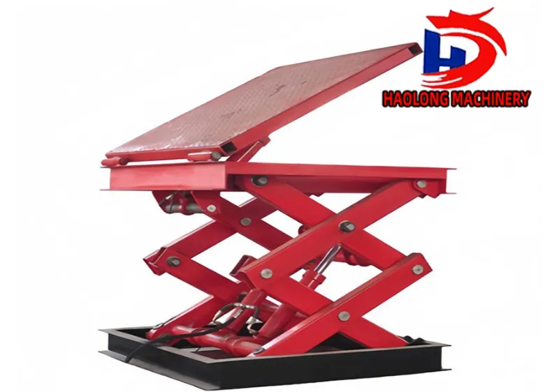 Fixed scissor lift platform