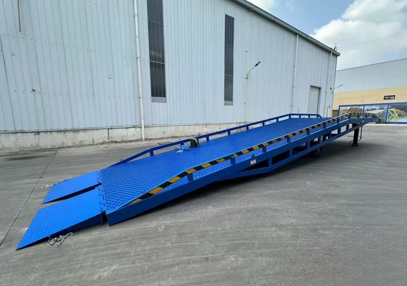 10 ton mobile loading and unloading ramp Manu facturer