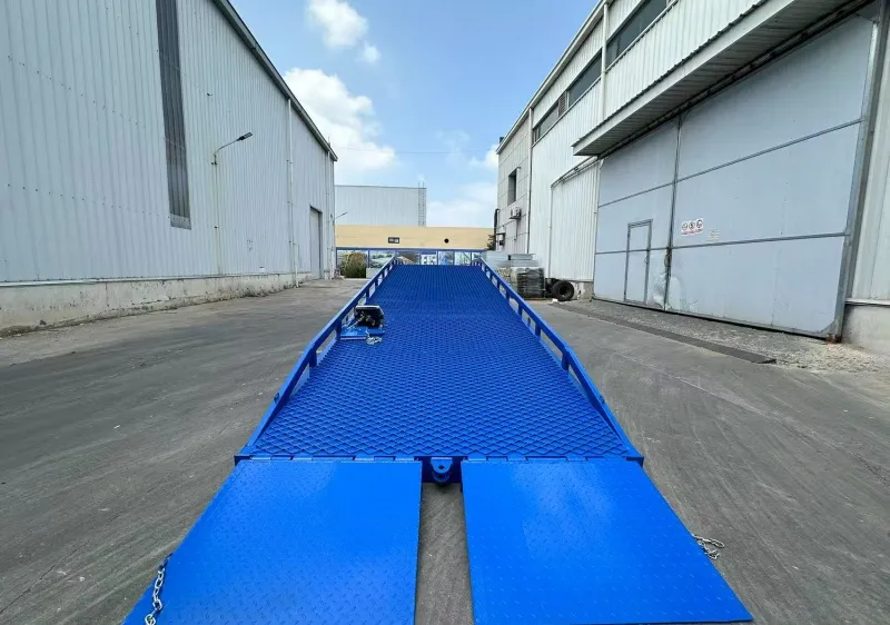 10 ton mobile loading and unloading ramp Manu facturer