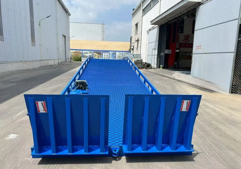 10 ton mobile loading and unloading ramp Manu facturer