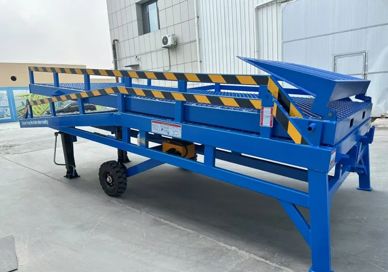 10 ton folding mobile loading and unloading ramp manufacturer