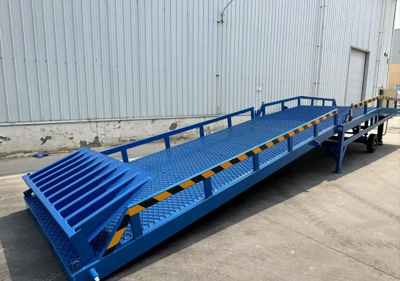 10 ton folding mobile loading and unloading ramp manufacturer