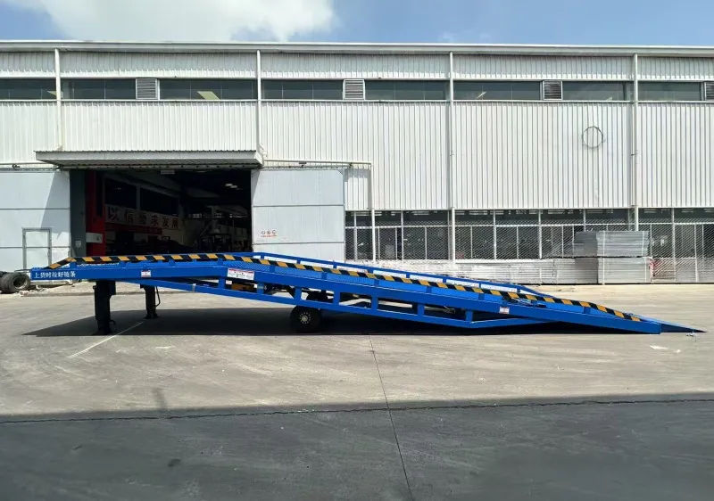 8 ton mobile ramp  mobile yard ramp mobile loading ramp Manufacturer