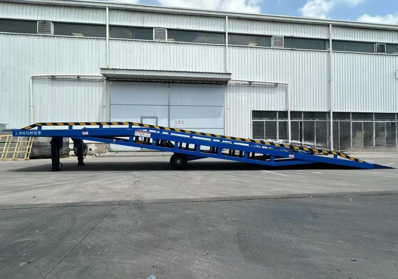 8 ton mobile ramp  mobile yard ramp mobile loading ramp Manufacturer