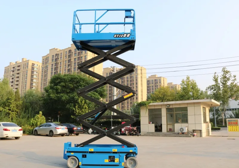 14m scissor lift battery scissor lifting working platform Factory direct supply