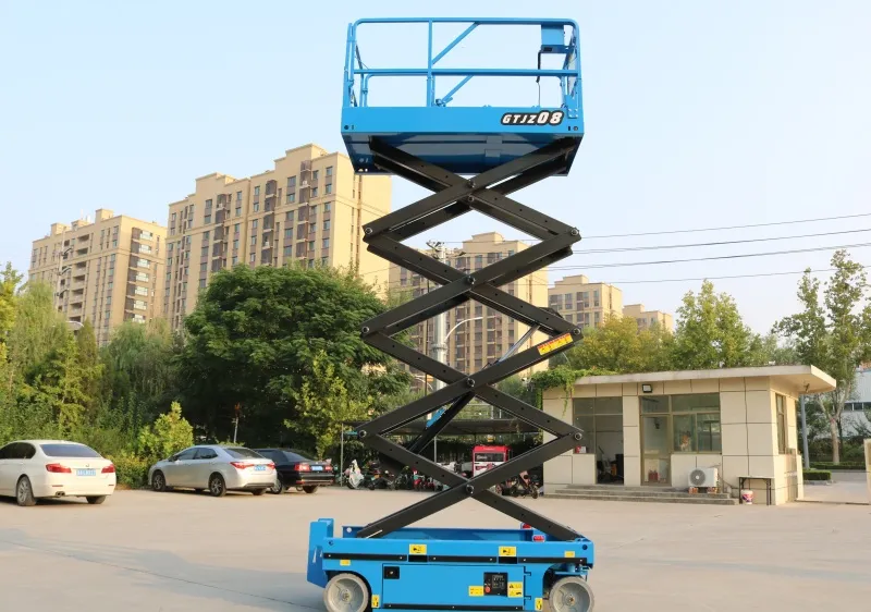 14m scissor lift battery scissor lifting working platform Factory direct supply