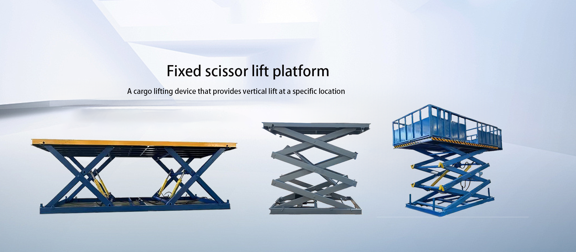 Fixed scissor platform