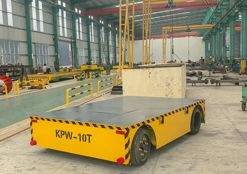 20 ton battery trackless transfer car heavy equipment transfer cart