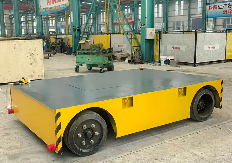 20 ton battery trackless transfer car heavy equipment transfer cart