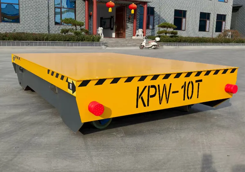 10 ton transfer cart steel wheel transfer cart factory