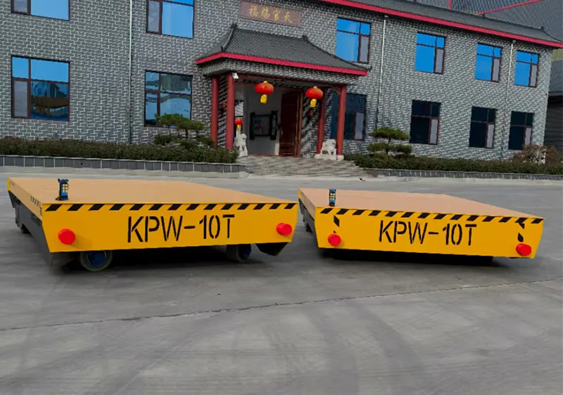 10 ton transfer cart steel wheel transfer cart factory