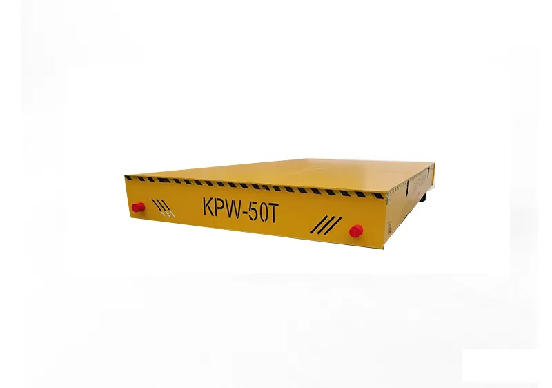 50 ton battery transfer platform cart electric flat car made in china