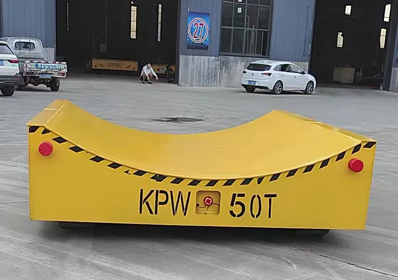 50 ton battery transfer platform cart electric flat car made in china