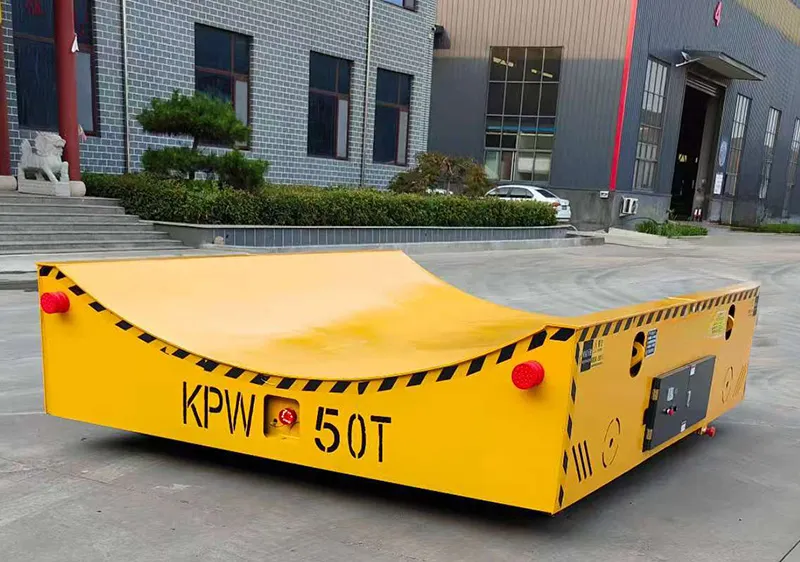 50 ton battery transfer platform cart electric flat car made in china