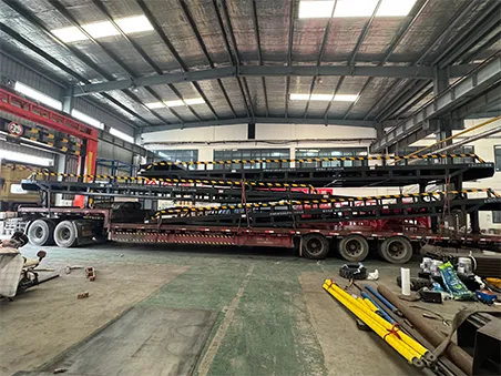 Haolong Machinery Ships First Batch of Orders from Suzhou Taicang Logistics Park! 72 Customized Heavy-Duty Forklift Ramps Begin Their Journey to Completion