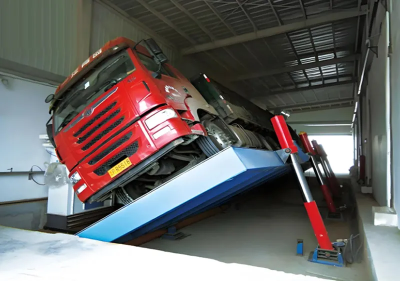 Hydraulic coal unloading platform  Hydraulic Truck Unloading & Tippling Platform