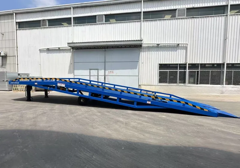 industrial loading ramps  ramp for forklift mobile dock leveler  truck dock  truck loading dock