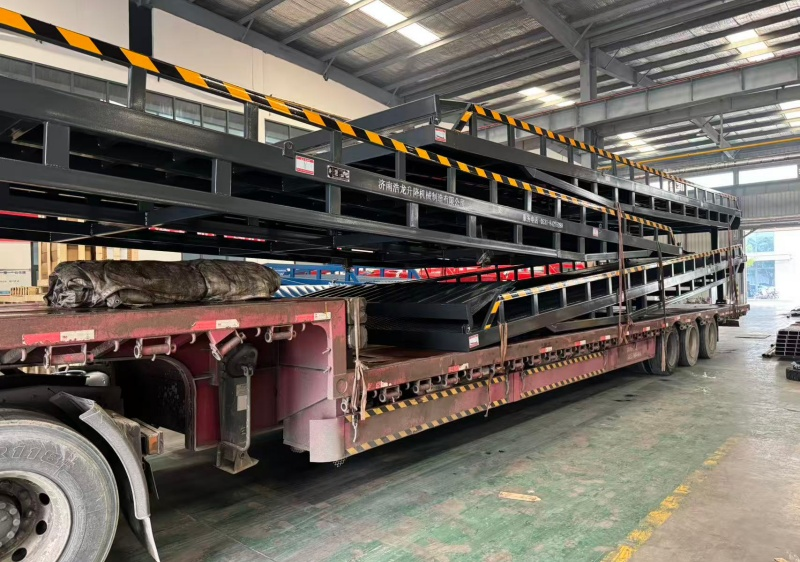 Haolong Machinery Ships First Batch of Orders from Suzhou Taicang Logistics Park! 72 Customized Heavy-Duty Forklift Ramps Begin Their Journey to Completion